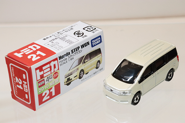 ホンダステップワゴンミニカー トミカ タカラトミー 廃盤 絶版 39 ホンダ ステップワゴン