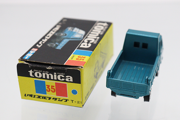 ミニカーショップ ケンボックス トミカ 黒箱☆35☆いすゞエルフ ダンプ