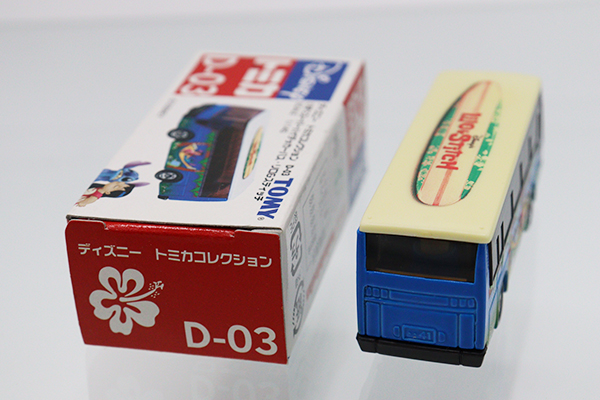 ディズニー　トミカ ラッピングバス　トイストーリー　リロアンドスティッチ トミカ 東京ディズニーリゾート ラッピングバス（リロ