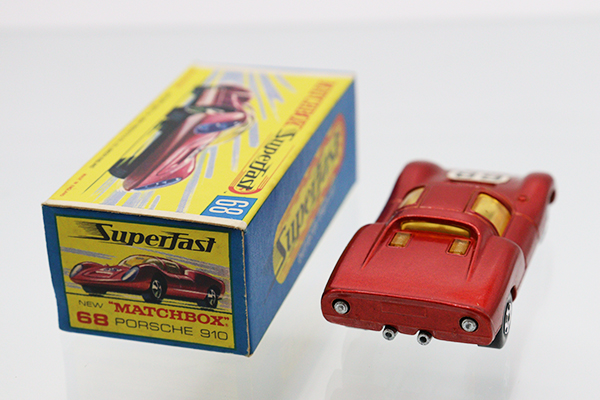 ミニカーショップ ケンボックス マッチボックス☆68☆ポルシェ910 (赤