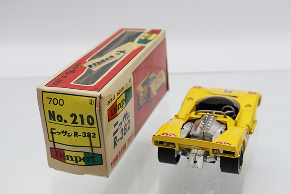 ミニカーショップ ケンボックス ダイヤペット☆No.210☆日産R-382(黄