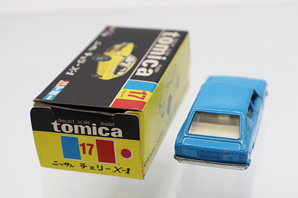 トミカ　17  ニッサンチェリー　1Eホイール　2台セット　新品 Tomica Tomy 17-1-1 Nissan Cherry X-1 1A wheels - Made In