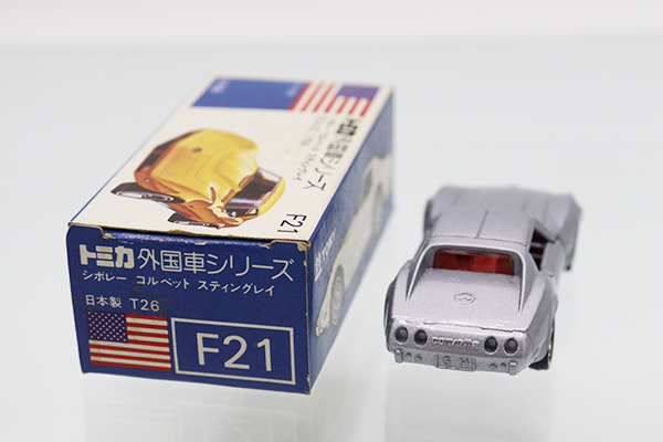 ミニカーショップ ケンボックス トミカ 青箱☆F21☆シボレーコルベット 