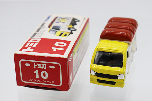 ミニカーショップ ケンボックス トミカ 赤箱☆10☆スバルサンバー パン