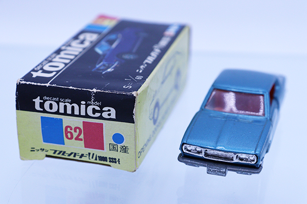 ミニカーショップ ケンボックス トミカ 黒箱☆62☆日産ブルー