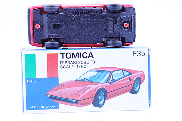 トミカF35 フェラーリ 308 GTB 日本製ミニカー TOMICA Tomica F35-1-1 Ferrari 308GTB - Made In Japan | eBay