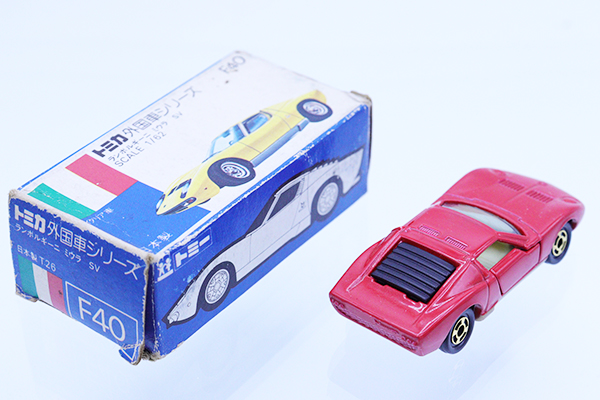 トミカ 青箱 No.F40 ランボルギーニ ミウラ SV ブルー 日本製
