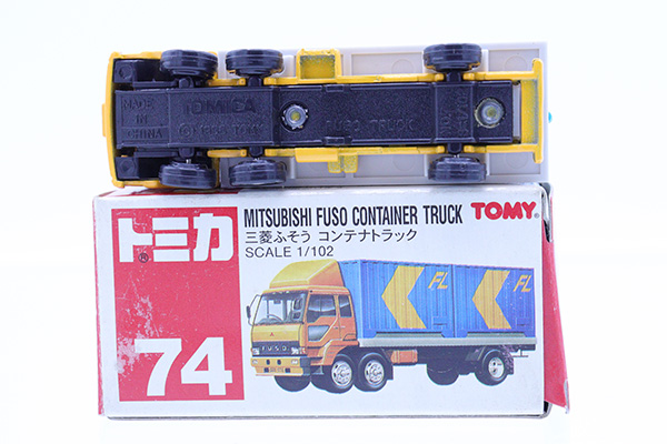 ミニカーショップ ケンボックス トミカ 赤箱☆74☆三菱ふそうコンテナ