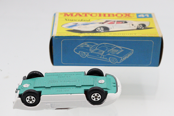 ミニカーショップ ケンボックス マッチボックス☆41☆フォードG.T. #6