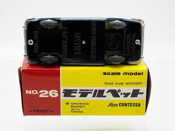 モデルペットNo.26 日野コンテッサ1300 　 (ダイヤペット、大盛屋） ミニカーショップ ケンボックス モデルペット☆26☆日野
