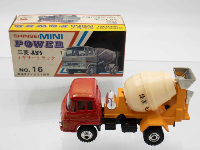 ミニカーショップ ケンボックス シンセイ☆NO.16☆三菱ふそうミキサー