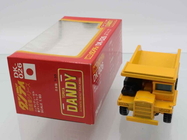 トミカ　ダンディ　DANDY 026 美品 絶版】トミカダンディ 026 ニッサンディーゼル 重ダンプ