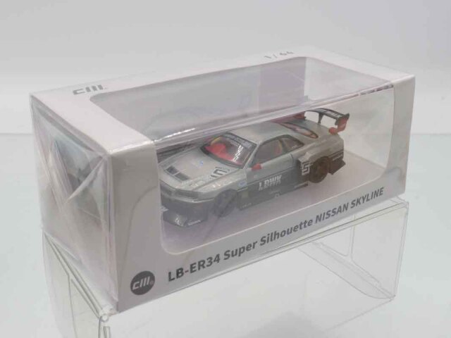 ミニカーショップ ケンボックス 1/64スケール☆CM64-ER34-04☆日産