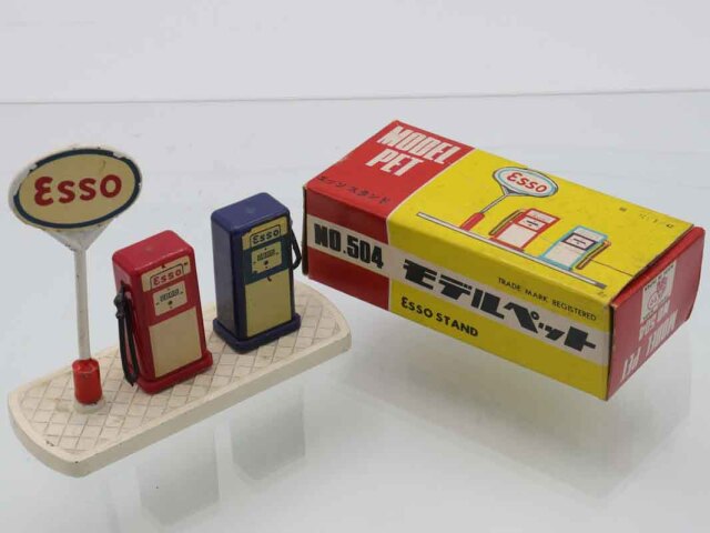 ミニカーショップ ケンボックス モデルペット☆504☆エッソ スタンド