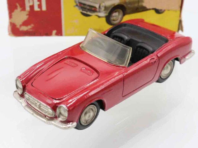 モデルペットホンダs800 ミニカーショップ ケンボックス モデルペット☆34☆ホンダS800(赤