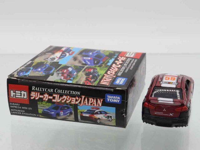 希少！！トミカ ラリーカーコレクション ランエボ 2台セット ミニカーショップ ケンボックス トミカ 特注・その他三菱