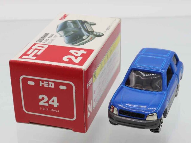 ミニカーショップ ケンボックス トミカ 赤箱☆24☆トヨタRAV4(青
