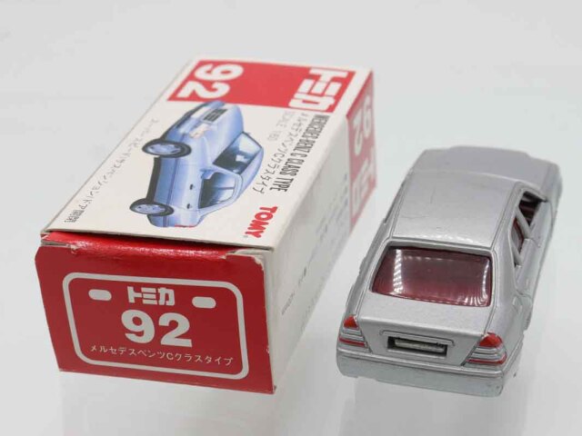 赤箱トミカ 　メルセデス・ベンツ ミニカーショップ ケンボックス トミカ 赤箱☆92☆メルセデスベンツC