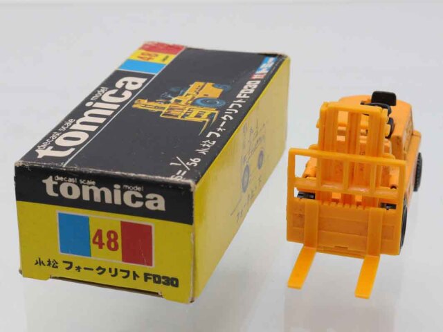 ミニカーショップ ケンボックス トミカ 黒箱☆48☆小松フォークリフト
