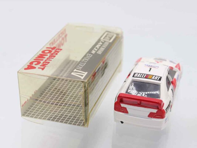 エクセレント トミカ 三菱 ランサーエボリューション Ⅳ カリスマGT エクセレントトミカ '97 WRC 三菱カリスマGT ランサーエボリューション
