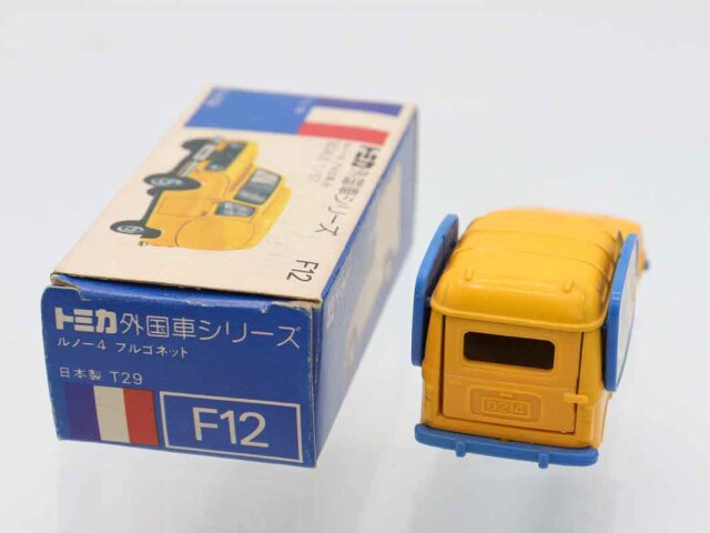 トミカ No.F12 ルノー 4 フルゴネット ミニカーショップ ケンボックス トミカ 青箱☆F12☆ルノー4