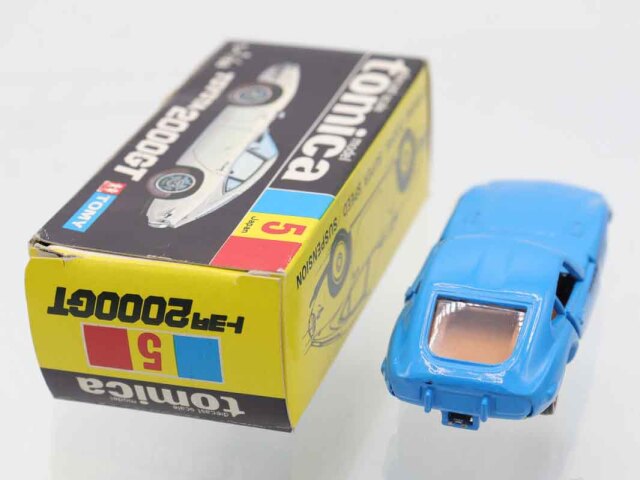 ミニカーショップ ケンボックス トミカ 黒箱☆5☆トヨタ2000GT(青) ※左