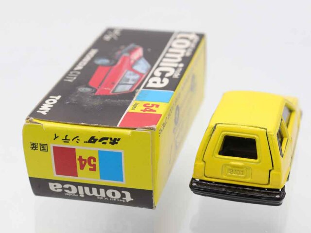 ミニカーショップ ケンボックス トミカ 黒箱☆54☆ホンダシティ(黄