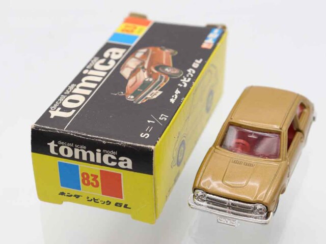 ミニカーショップ ケンボックス トミカ 黒箱☆83☆ホンダシビック GL