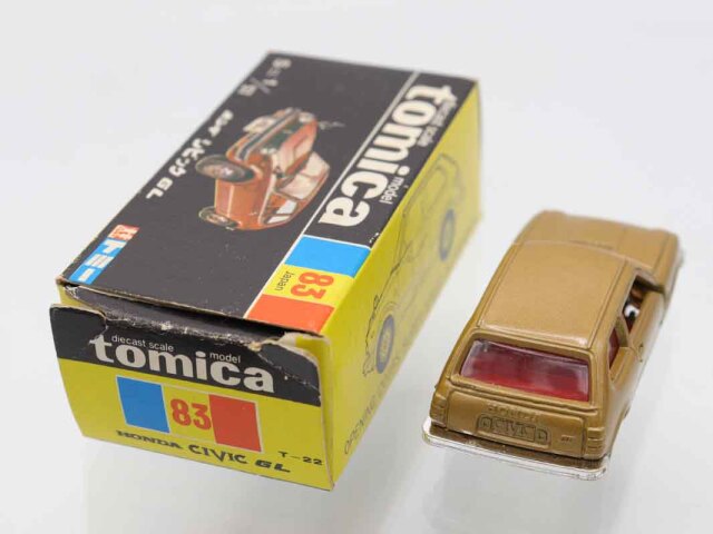 ミニカーショップ ケンボックス トミカ 黒箱☆83☆ホンダシビック GL