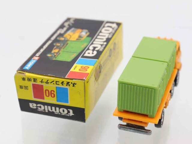トミカ  ふそう コンテナ 運搬車 黒箱（日本製） ミニカーショップ ケンボックス トミカ 黒箱☆24-3-5☆三菱