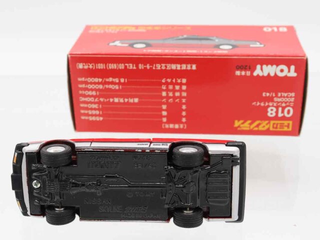トミカ ダンディ018 ニッサン スカイライン 2000RS 1/43 希少品 ミニカーショップグローバル - 1/43 トミカダンディ 018