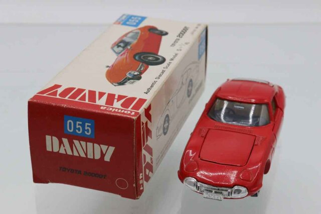 ブリキのおもちゃ　トヨタ2000GT ミニカーショップ ケンボックス ダンディ☆055☆トヨタ2000GT