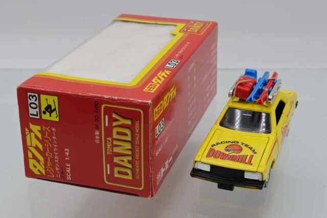 トミカダンディ　レジャーカー　ニッサンスカイラインターボ　スキー ミニカーショップ ケンボックス ダンディ☆L03☆日産スカイライン