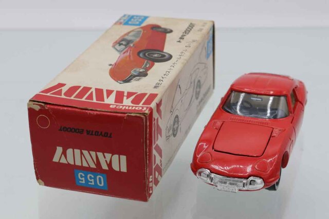 ミニカーショップ ケンボックス ダンディ☆055☆トヨタ2000GT(赤) ※箱