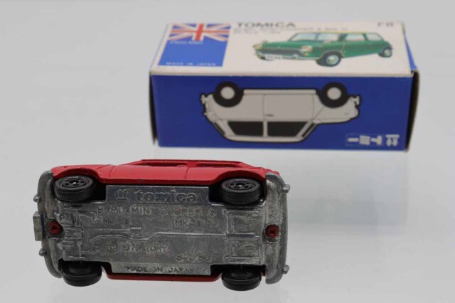 BLMC ミニクーパー 青箱 トミカ 日本製 F8 赤 高島屋 仕様 ではない 2300000410525_1.jpg