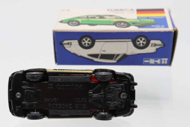 ミニカーショップ ケンボックス トミカ 青箱☆F2☆ポルシェ911 S (黒