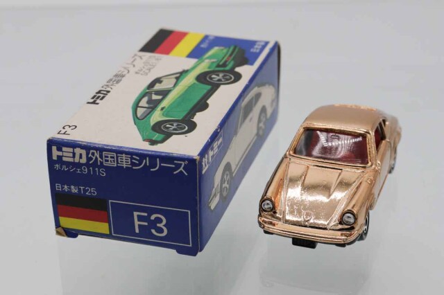 青箱トミカ F3 ポルシェ911S ミニカーショップ ケンボックス トミカ 青箱☆F3-1-2☆ポルシェ