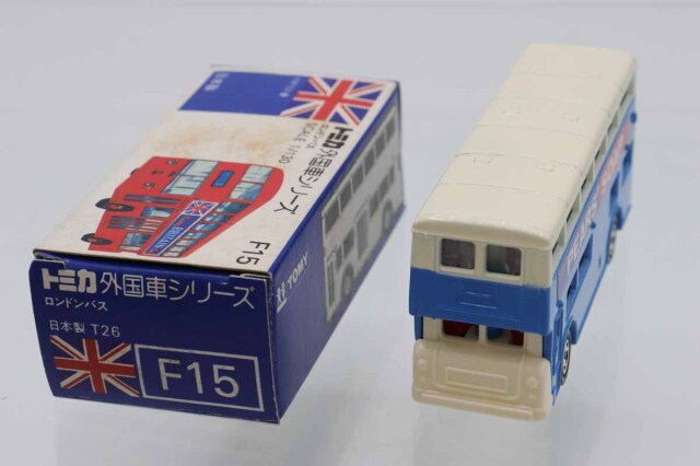 ミニカーショップ ケンボックス トミカ 青箱☆F15☆ロンドンバス (明青