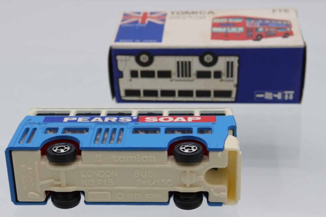トミカ日本製 ロンドンバスF15 青箱 6台セット ミニカーショップ ケンボックス トミカ 青箱☆F15☆ロンドンバス