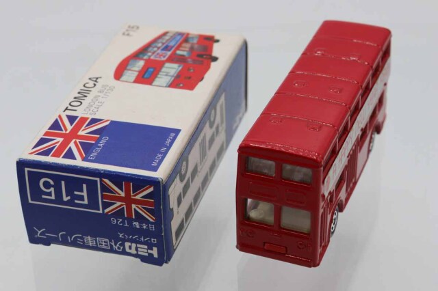ミニカーショップ ケンボックス トミカ 青箱☆F15☆ロンドンバス(昭和