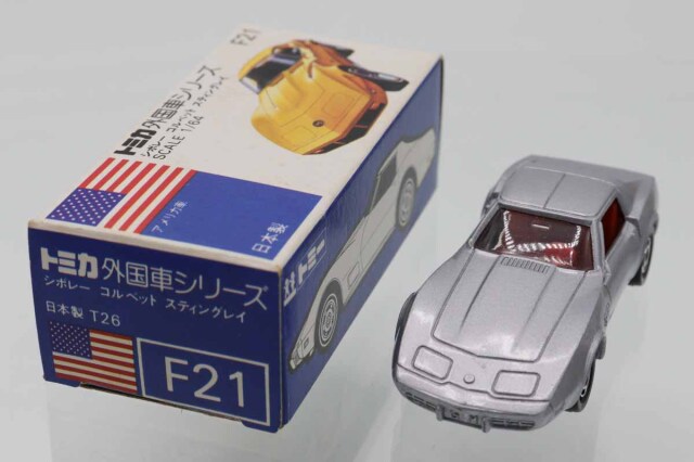ミニカーショップ ケンボックス トミカ 青箱☆F21☆シボレーコルベット