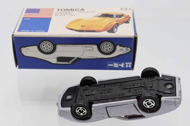 ミニカーショップ ケンボックス トミカ 青箱☆F21☆シボレーコルベット
