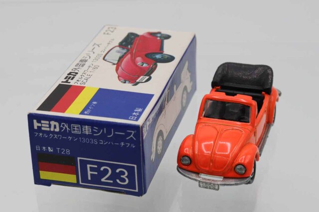 トミカ青箱F23-2 VW1303コンバーチブル 日本製 当時物 ミニカーショップ ケンボックス トミカ 青箱☆F23
