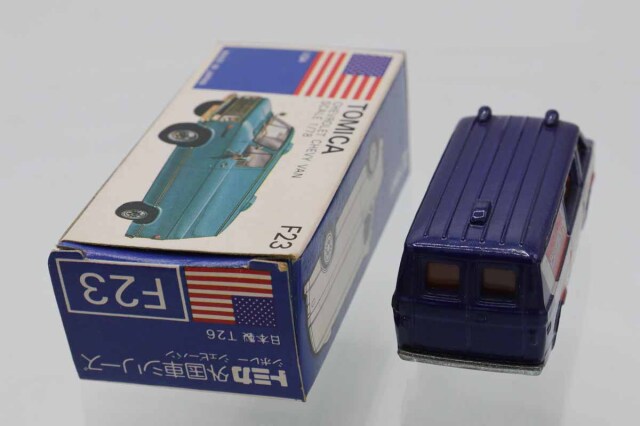 ミニカーショップ ケンボックス トミカ 青箱☆F23☆シボレー