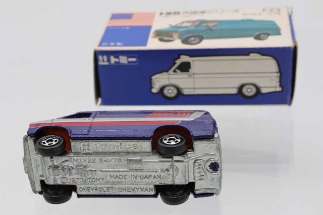 ミニカーショップ ケンボックス トミカ 青箱☆F23☆シボレー