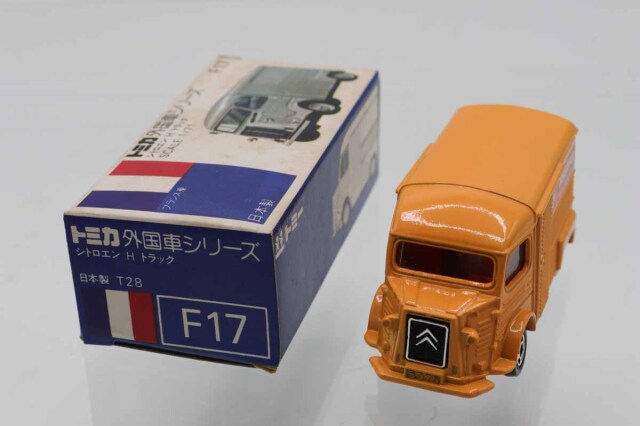 トミカ 青箱 No.F44 シトロエン Hトラック ポリスカー 日本製