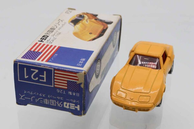 ミニカーショップ ケンボックス トミカ 青箱☆F21☆シボレーコルベット