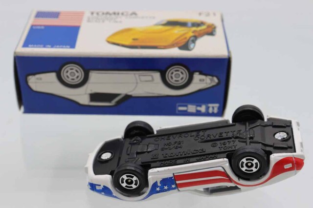 ミニカーショップ ケンボックス トミカ 青箱☆F21☆シボレーコルベット