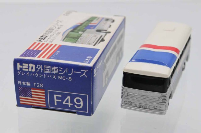 ミニカーショップ ケンボックス トミカ 青箱☆F49☆グレイハウンドバス