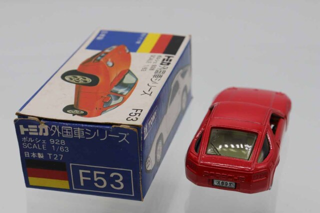 春のコレクション ミニカーショップ 青箱☆F53☆ポルシェ928 トミカ ケンボックス ミニカー
